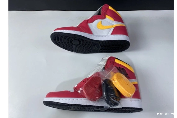 555088-603 High 1 AIR OG Fusion Retro Red Light Jordan 555088-603 0901